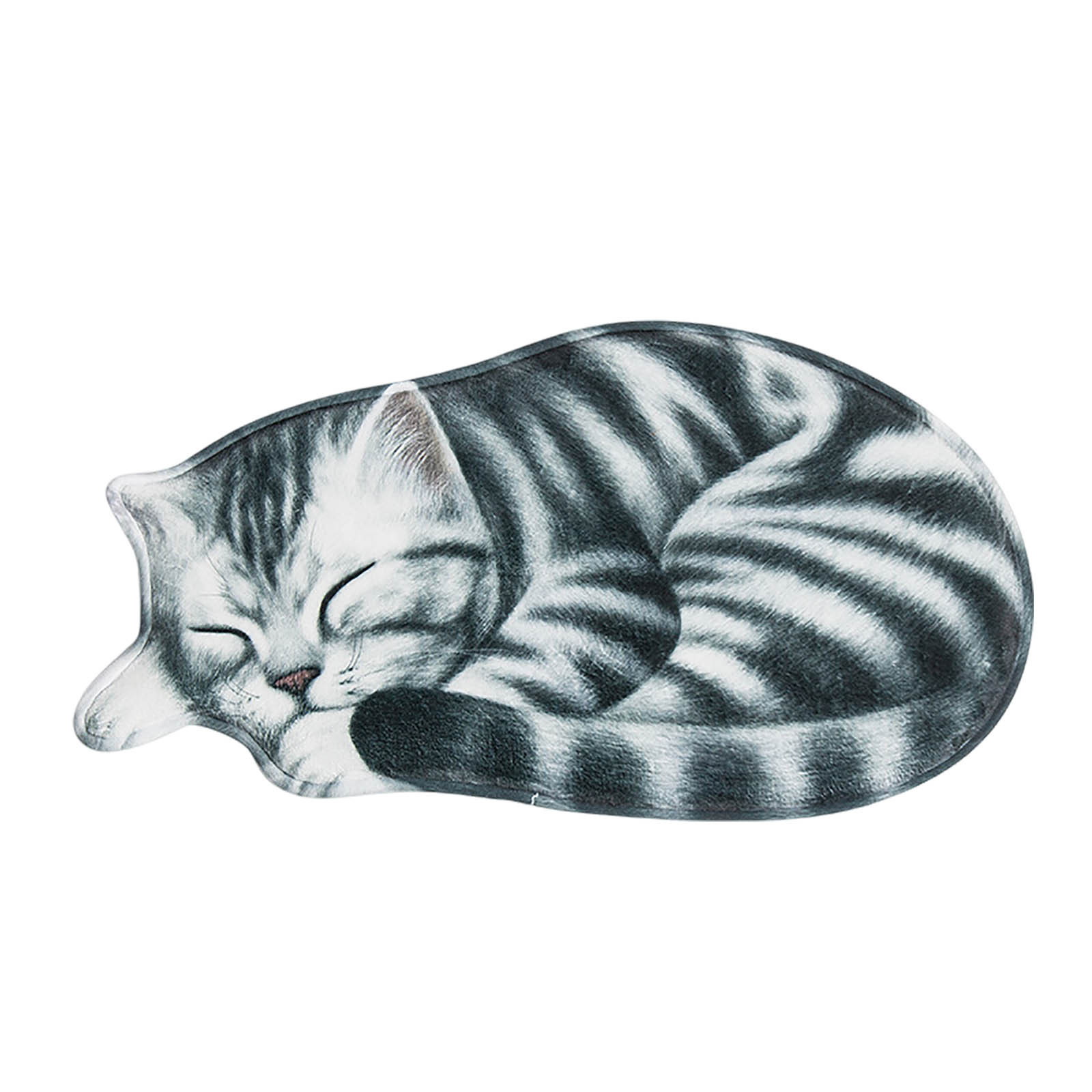 thumbnail image 2 of Alfombra en forma de gato Suave y absorbente Alfombra de baño para gatos Alfombra de piso antideslizante Alfombra de baño lavable Apta para dormitorios Cocinas Salas de estar, 2 of 2